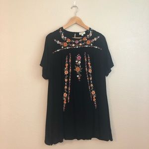 Floral Embroidered Dress